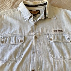 Harley Davidson Denim Shirt XL